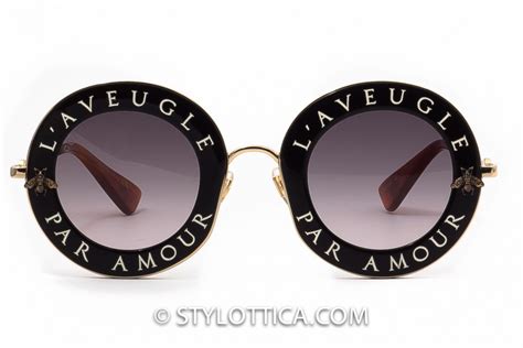 gucci l'aveugle par amour meaning|love is blind Gucci motto.